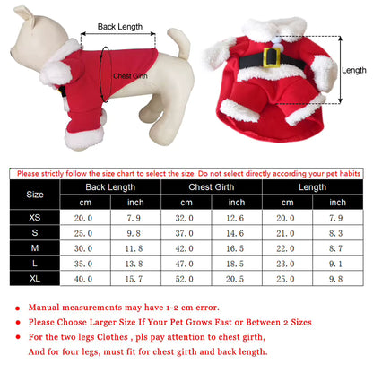 Disfraz Papá Noel para mascotas
